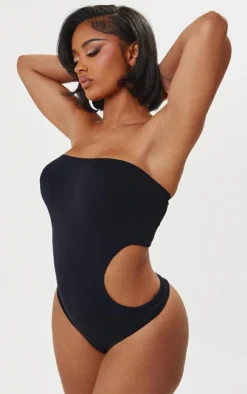 PrettyLittleThing Sleeveless Tops*Shape Seamless Open Back Bandeau Bodysuit
