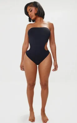 PrettyLittleThing Sleeveless Tops*Shape Seamless Open Back Bandeau Bodysuit
