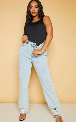 PrettyLittleThing Sleeveless Tops*Shape Sleeveless Slinky Bodysuit