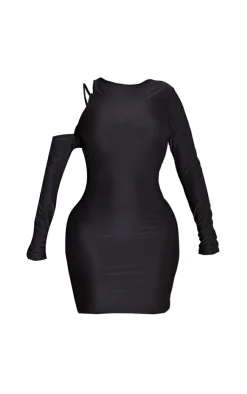 Shape Slinky Cut Out Detail Back Bodycon Dress-PrettyLittleThing Sale