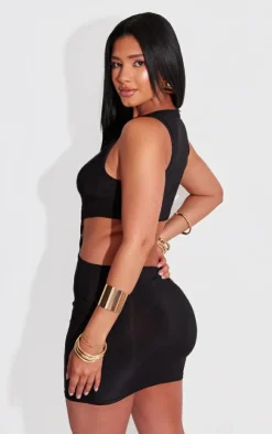 Shape Slinky Cut Out Backless Bodycon Dress-PrettyLittleThing Discount