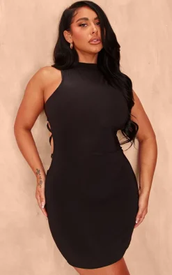 Shape Slinky Cut Out Back Detail Bodycon Dress-PrettyLittleThing Clearance