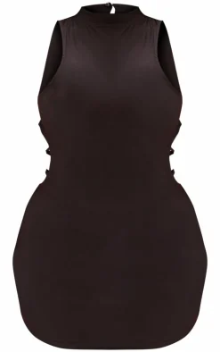 Shape Slinky Cut Out Back Detail Bodycon Dress-PrettyLittleThing Clearance