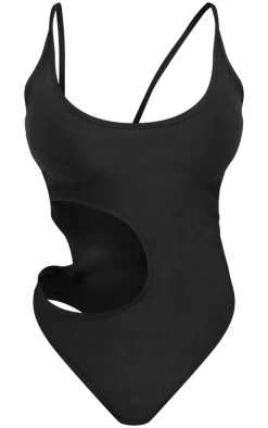 Shape Slinky Cut Out Bodysuit-PrettyLittleThing Online