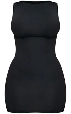 Shape Slinky Straight Neck Sleeveless Bodycon Dress-PrettyLittleThing Sale