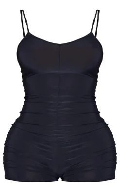 PrettyLittleThing Unitards*Shape Slinky Strappy Scoop Neck Unitard