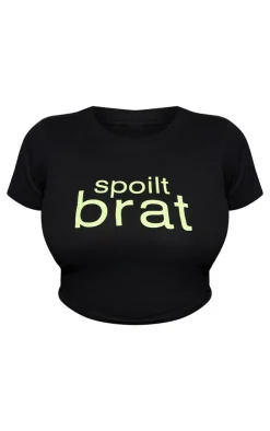 PrettyLittleThing T-Shirts*Shape Spoilt Brat Tshirt