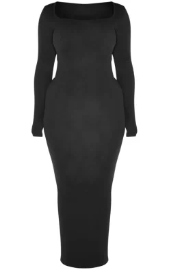 Shape Stretch Seamless Long Sleeve Maxi Dress-PrettyLittleThing Best