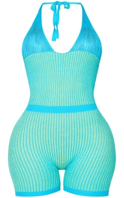 PrettyLittleThing Unitards*Shape Knit Underbust Detail Unitard