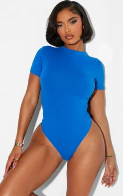 Shape Blue Sculpted Short Sleeve Bodysuit