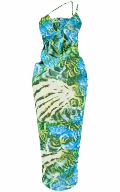 Shape Zebra Print Chiffon Strappy Cut Out Maxi Dress-PrettyLittleThing Best