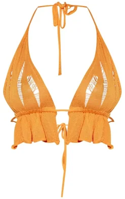 PrettyLittleThing Bralets*Shape Knit Ladder Detailed Halterneck Bralet