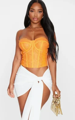 PrettyLittleThing Corsets*Shape Woven Lace Bandeau Corset