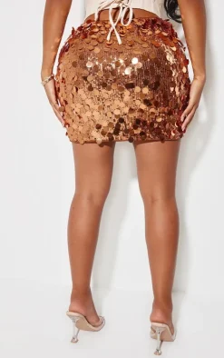 Shape Disc Sequin Mini Skirt-PrettyLittleThing Discount