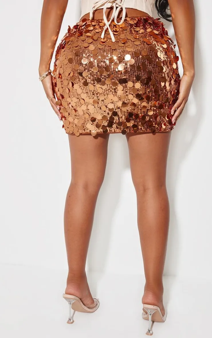 Shape Disc Sequin Mini Skirt-PrettyLittleThing Discount
