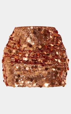Shape Disc Sequin Mini Skirt-PrettyLittleThing Discount