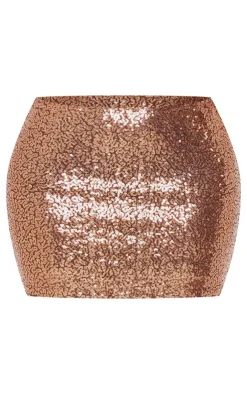 Shape Sequin Low Rise Mini Skirt-PrettyLittleThing