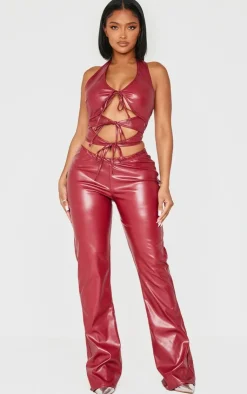 Shape Faux Leather Leggings-PrettyLittleThing