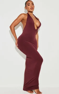 PrettyLittleThing Snatched*Shape Halter Neck Dress