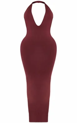 PrettyLittleThing Snatched*Shape Halter Neck Dress
