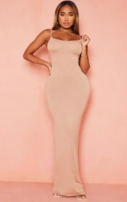 Shape Jersey Strappy Maxi Dress-PrettyLittleThing Discount