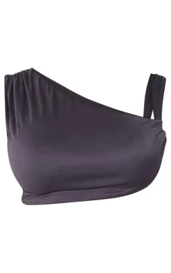 Shape One Shoulder Crop Top-PrettyLittleThing Clearance
