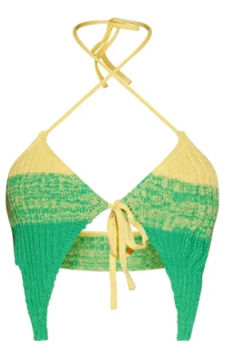 PrettyLittleThing Bralets*Shape Knit Ombre Tie Bralet