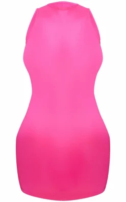 Shape Sculpted Open Back Bodycon Dress-PrettyLittleThing