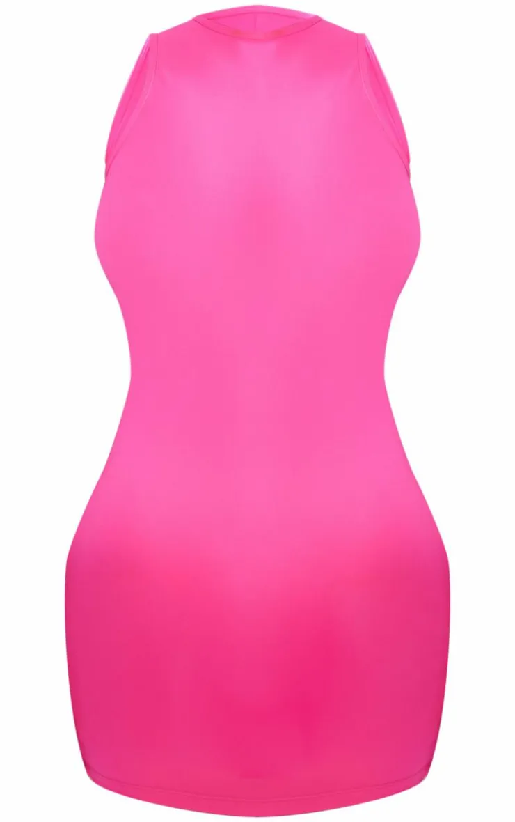 Shape Sculpted Open Back Bodycon Dress-PrettyLittleThing
