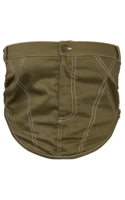 Clearance PrettyLittleThing Shape Cargo Bandeau Top Khaki