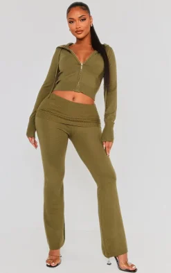 PrettyLittleThing Knitted Tops*Shape Knit Zip Through Jacket