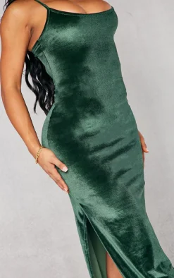 Shape Velvet Strappy Midaxi Dress-PrettyLittleThing Sale