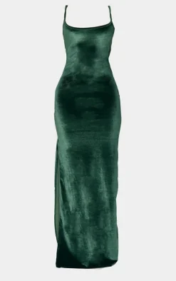 Shape Velvet Strappy Midaxi Dress-PrettyLittleThing Sale