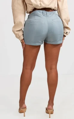 Shape Light Grey Pocket Detail Cargo Shorts