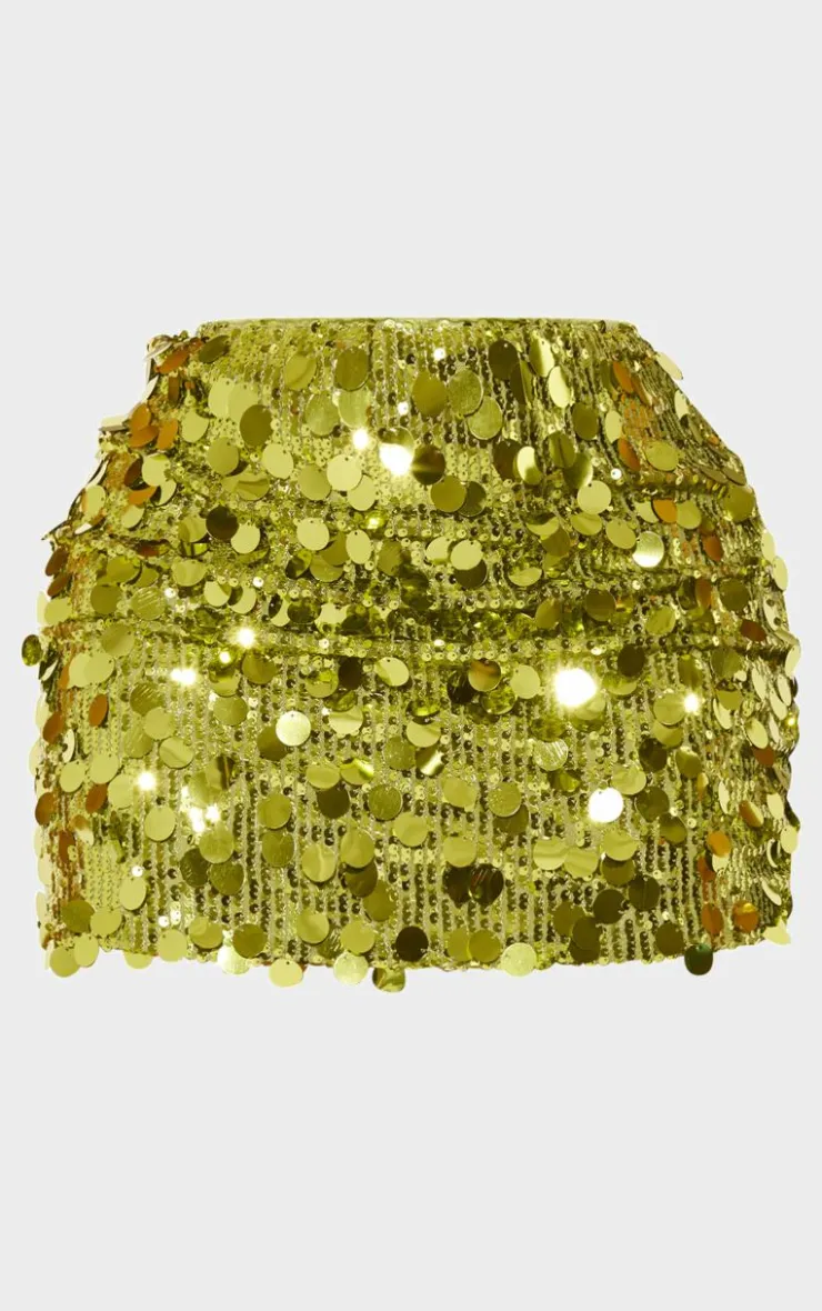 Shape Disc Sequin Mini Skirt-PrettyLittleThing Sale