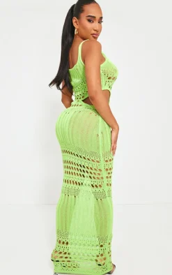 Shape Knit Cut Out Maxi Dress-PrettyLittleThing Online