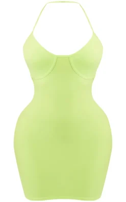 Shape Sculpted Boning Bodycon Dress-PrettyLittleThing