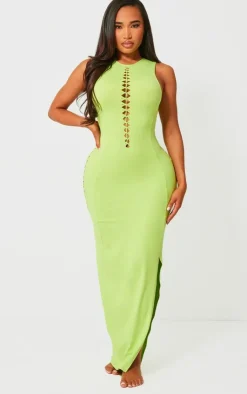 Shape Soft Sculpted Cut Out Side Maxi Dress-PrettyLittleThing New