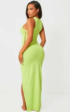 Shape Soft Sculpted Cut Out Side Maxi Dress-PrettyLittleThing New