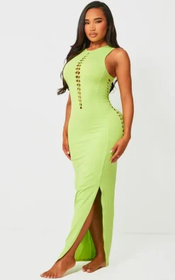 Shape Soft Sculpted Cut Out Side Maxi Dress-PrettyLittleThing New