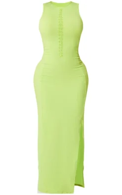 Shape Soft Sculpted Cut Out Side Maxi Dress-PrettyLittleThing New