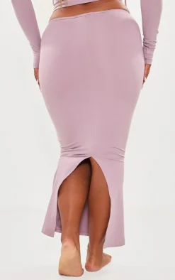 Clearance PrettyLittleThing Shape Sculpted Maxi Skirt Mauve