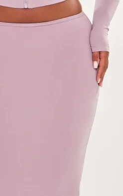 Clearance PrettyLittleThing Shape Sculpted Maxi Skirt Mauve