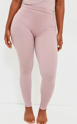 Clearance PrettyLittleThing Shape Stretch Seamless Leggings Mauve