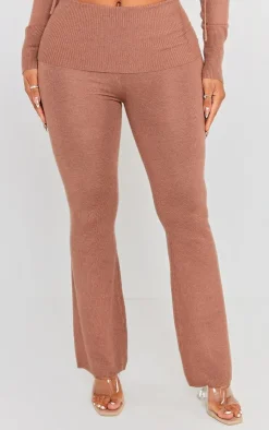 PrettyLittleThing Knitted Two Piece Sets*Shape Knit High Waist Foldover Waist Leggings