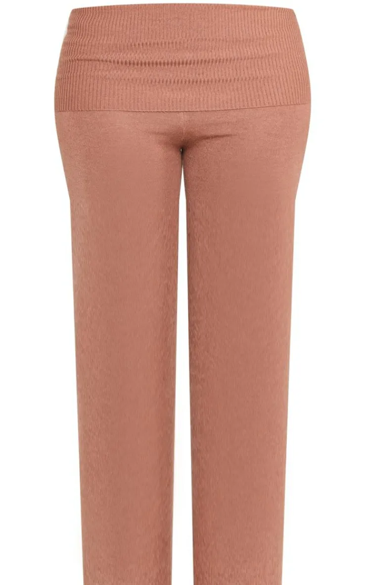 PrettyLittleThing Knitted Two Piece Sets*Shape Knit High Waist Foldover Waist Leggings