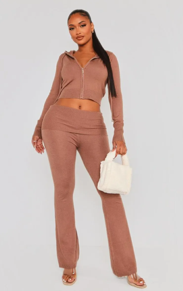 PrettyLittleThing Knitted Tops*Shape Knit Zip Through Jacket