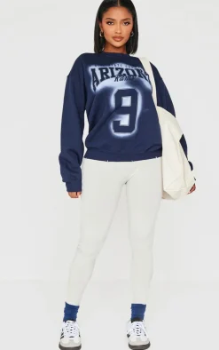 PrettyLittleThing Sweaters*Shape Arizona Spray Graphic Oversized Sweater