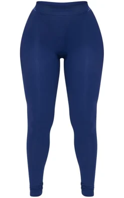 Discount PrettyLittleThing Shape Stretch Seamless Leggings Navy