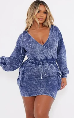 Shape Washed Oversized Hoodie Sweat Dress-PrettyLittleThing Hot